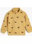 Yarım Fermuar Detaylı Köpek Desenli Uzun Kollu Kapitone Sweatshirt 1