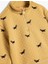 Yarım Fermuar Detaylı Köpek Desenli Uzun Kollu Kapitone Sweatshirt 3
