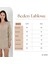Transparan Örgü Triko Long Sleeve Uzun Kollu Kadın Kazak Elbise Women Knitted Dress 2