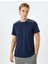 Spor T-Shirt Bisiklet Yaka Kısa Kollu Geometrik Baskılı 3