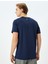 Spor T-Shirt Bisiklet Yaka Kısa Kollu Geometrik Baskılı 4