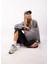 Crop Sweatshirt Mavi 4