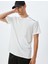 Spor T-Shirt Bisiklet Yaka Kısa Kollu Geometrik Baskılı 2