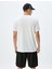 Spor T-Shirt Bisiklet Yaka Kısa Kollu Geometrik Baskılı 4