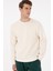 Erkek Krem Sweatshirt 50293438-VR071 3