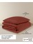 Organik Pamuk Akfil Nevresim Seti Tek Kişilik 160 x 220 cm Bordo 5