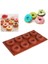 Tekno Trust Donut 8'li Çörek Bisküvi Çikolata - Kek Silikon Kalıbı 4