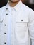 Erkek Oversize Geniş Kesim Denim Çift Cep Ceket Gömlek 2