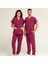 Confor Likralı Unisex Medikal Pembe Alt Üst Takım Doktor Hemşire Uniform Scrubs 3
