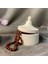 El Yapımı Beyaz Dekoratif Kapaklı Biblo / Saklama Kutusu - 9 x 10 cm 1
