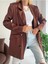 Kadın Oversize Saten Ceket 2