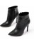 VRT-4802 Siyah Yüksek Ince Topuklu Fermuarlı Kadın Bot 3