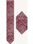 Erkek Bordo Beyaz Karışık Desenli Kravat Mendil Set 1