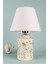 Fermoir Handmade Seramik Abajur Beyaz 1