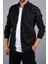 Erkek Slim Fit Çift Cepli Kot Gömlek 2
