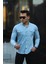 Erkek Slim Fit Çift Cepli Kot Gömlek 1