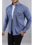 Erkek Slim Fit Çift Cepli Kot Gömlek 1