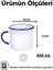 Deepcraft Best Quality Enamel Mavi Kulp Kupa 300 Ml 3