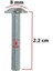 4X22 mm Kulp Vidası Metrik 4 1000LI Paket (VID274) 3