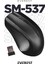 SM-537 Usb Siyah 2.4Ghz Kablosuz Mouse 1