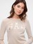 Kadın Bej Waffle Örgü T-Shirt 3