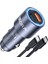 GAR241 Pd+Qc Metal Araç Şarj Cihazı (20W+18W) - 1m Type-C To Type-C Kablosu - Gri 1