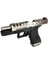 Aw Custom Glock 17 Hex-Cut Gümüş + Green Gas + 0.20GR Bb + Taşıma Çantası + Balistik Gözlük 5