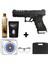 Aw Custom Glock 17 Hex-Cut Siyah + Green Gas + 0.20GR Bb + Taşıma Çantası + Balistik Gözlük 1