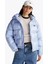 Tommy Jeans Kadın Mavi Parlak Kapşonlu Şişme Mont 1