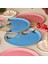 Butterfly Lüx 6 Lı Cam 26 cm Servis Tabağı 2