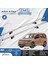 Wolkswagen Caddy 2021-2022-2023-2024 Oluklu Port Bagaj Ara Atkı Tavan Barı Gri 2 Adet 1
