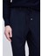 Lacivert Rahat Kesim Yandan Cepli Jogger Pantolon 3