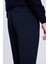 Lacivert Rahat Kesim Yandan Cepli Jogger Pantolon 4