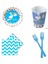 Karton Tabak Bardak Renkli Peçete Plastik Çatal Baby Shower 1