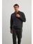 Erkek Soft Touch Uzun Kollu Fermuarlı Sweatshirt 1