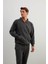 Erkek Soft Touch Uzun Kollu Fermuarlı Sweatshirt 2