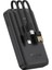 GAR261 5000 Mah Taşınabilir Hızlı Şarj Cihazı - 3 Çıkışlı - Usb-C, Usb-A, Lightning Powerbank - Siyah 1