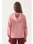 Pamuk Kapüşonlu Kız Çocuk Sweatshirt 321U4KW 4