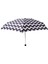 Moods Up Siyah Beyaz Zikzaklı Manuel Mini Şemsiye - Rüzgara Dayanıklı, Hafif, Renkli Tasarım 1