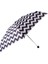 Moods Up Siyah Beyaz Zikzaklı Manuel Mini Şemsiye - Rüzgara Dayanıklı, Hafif, Renkli Tasarım 2