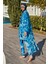 Remsa Tesettür Mayo Üzerine Tek Kaftan Kimono Pareo RP010 Nil 4