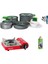 Tekli Mini Portatif Ocak Kırmızı+1 Adet Kartuş Kts 227+4 Parça Tencere Seti+Çatal Kaşık Bıçak Mavi ORC-013-D1 1