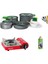 Tekli Mini Portatif Ocak Kırmızı+1 Adet Kartuş Kts 227+4 Parça Tencere Seti+Çatal Kaşık Bıçak Sarı ORC-013-D2 1