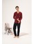 Erkek Interlok Pijama Takımı 23410 Bordo 3