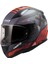 Rapıd 2 Xtreet Mat Siyah-Kırmızı (Kapalı Kask) 1