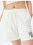 Nakış Detaylı Beli Bağcıklı Cepli Şort 5