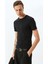 Kısa Kollu Bisiklet Yaka Pamuklu Slim Fit T-Shirt 1