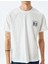 Kısa Kollu Bisiklet Yaka Pamuklu Baskılı T-Shirt 5
