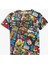 Marvel Baskılı T-Shirt Kısa Kollu Lisanslı Bisiklet Yaka 1
