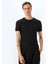 Kısa Kollu Bisiklet Yaka Pamuklu Slim Fit T-Shirt 3